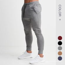 Mayores Mayores Pantalones de joggadores de gimnasio de ejercicio de entrenamiento de algodón personalizado para hombre